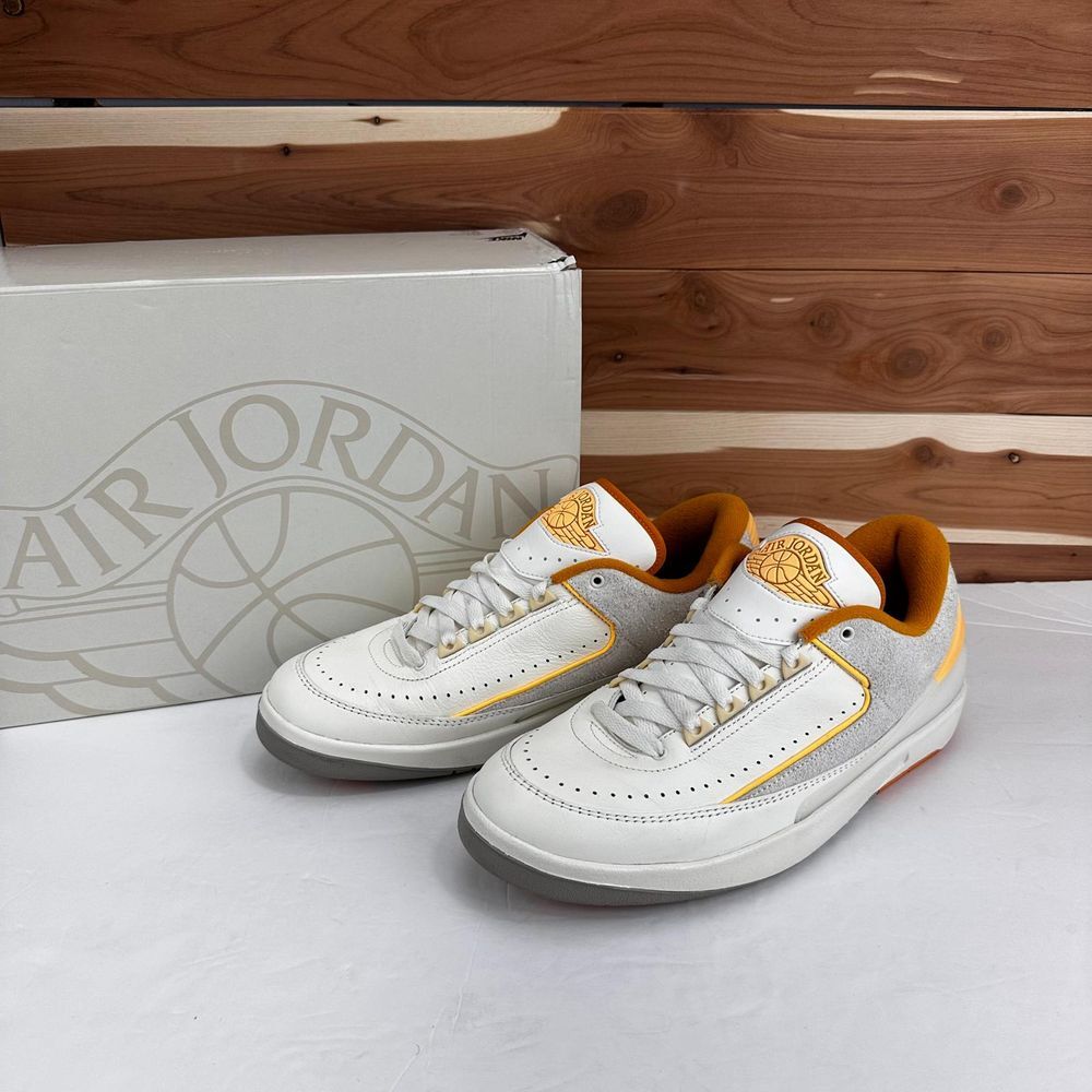 Nike Air Jordan 2‎ Retro Low 'Craft' Sail Melon Tint Sneaker size M 10 / W 11.5